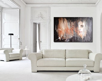 Poise - Original Modern Abstract Contemporary Art Painting - Size: 36" x 24" Acrylic on Canvas by A.J. Wesolek
