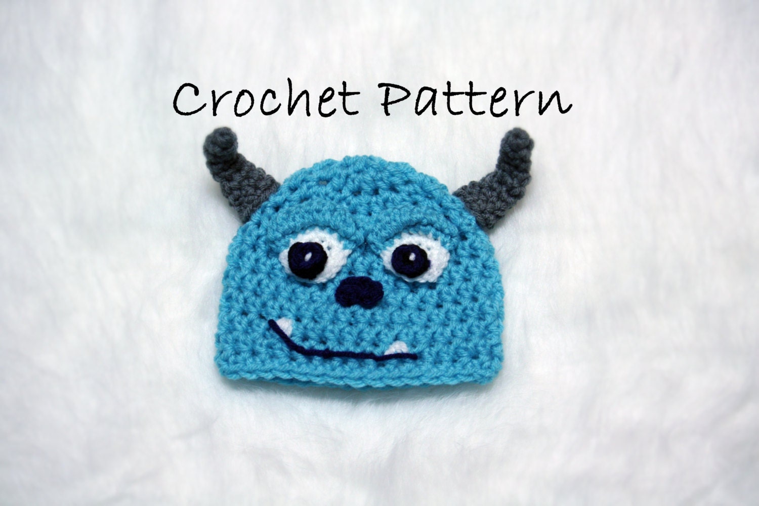 Crochet PATTERN 22 Monsters Inc inspired by MySweetPeaProps