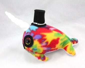 rainbow narwhal stuffed animal