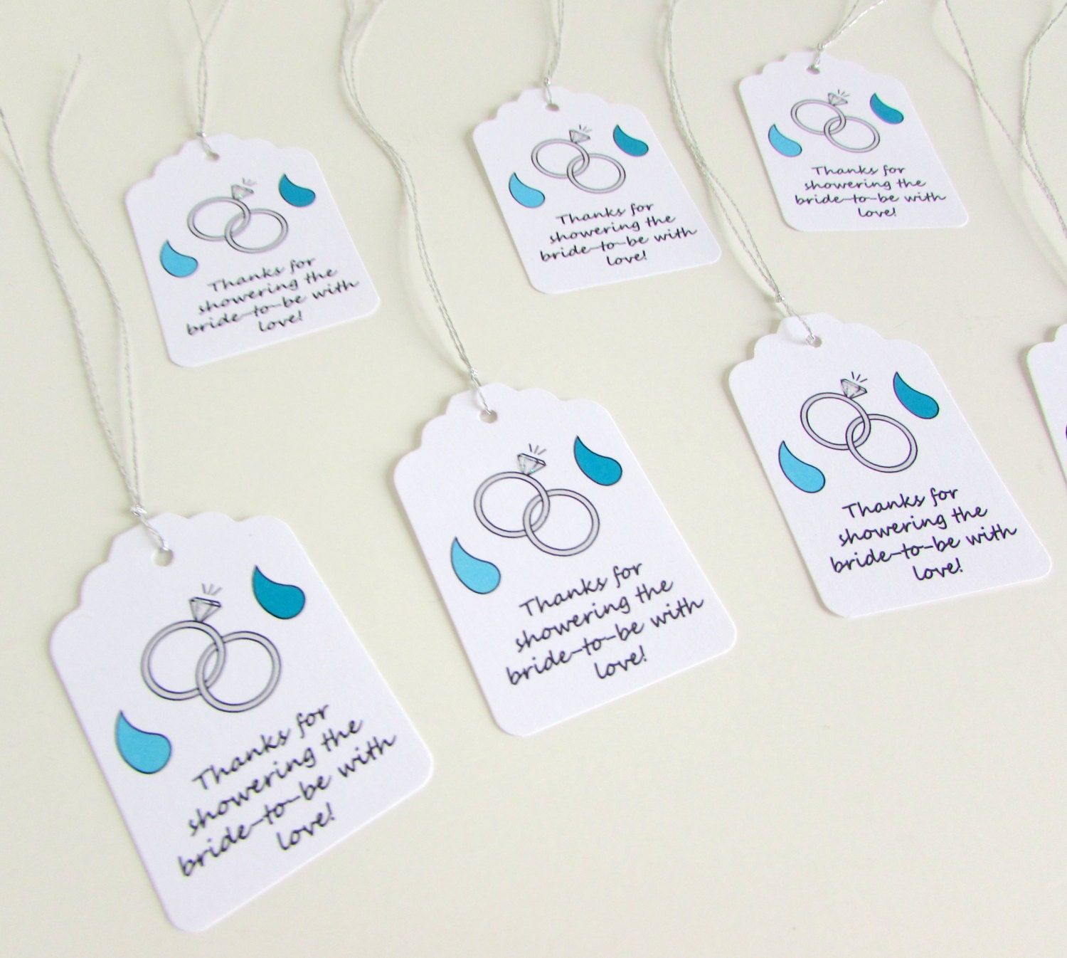 Bridal Shower Favor Tags Wedding Shower Favor Tags Wedding