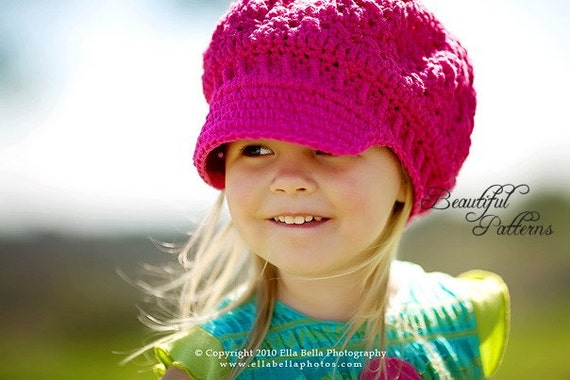 slouchy hat pattern newsboy crochet Beanie Crochet Newsboy Hat Hat Newsgirl Girl Crochet Pattern Slouchy