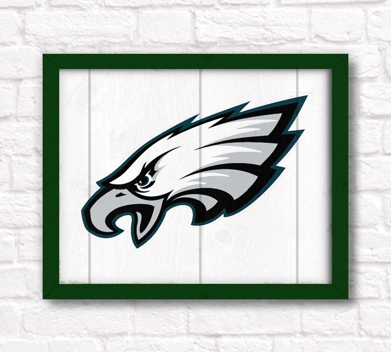 Philadelphia Eagles rustic wall hanging 16x20