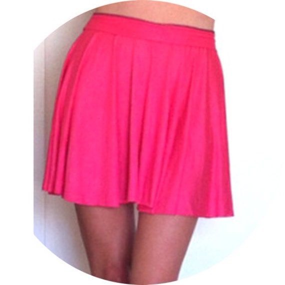 Bright Pink Skater Skirt