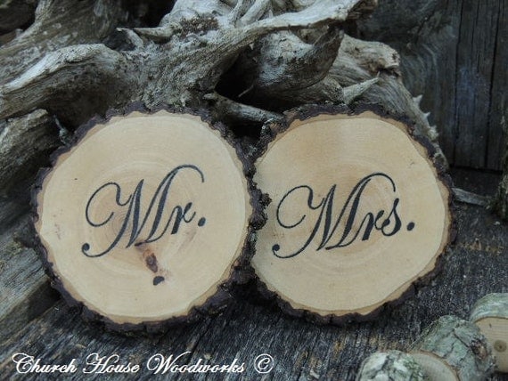 signs Mr Slices, Mrs  Rustic Signs mrs and Wood rustic and mr