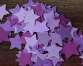 Paper Confetti, Purple Stars, Confetti, Wedding Confetti, Wedding Decor