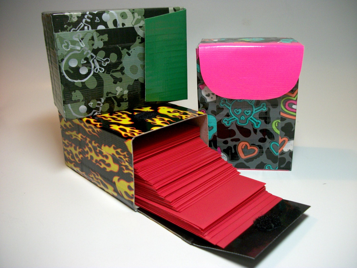 Deck box Magic The Gathering Custom Duck Tape by TiedUpInTape