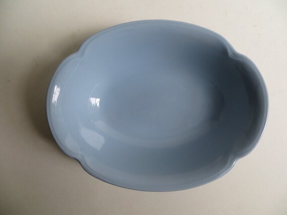 Vintage Johnson Brothers Greydawn 9 Inch Vegetable Bowl Blue