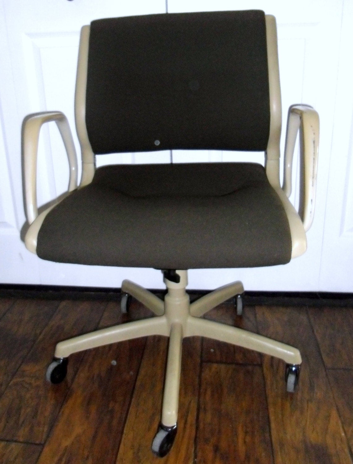 STEELCASE Office Chair, Vintage Steelcase Office Chair on Wheels, Mid