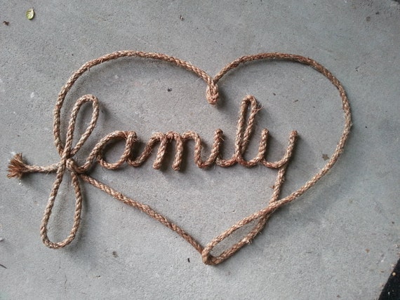 Western Rope Art- Family Love