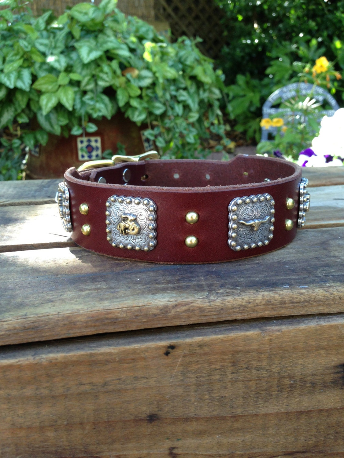 Cowboy Collar by TrueBlueCollars on Etsy