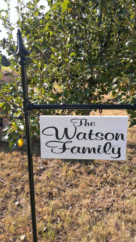 Yard Signs Personalized Garden Signs Family Name Signs by SignChik