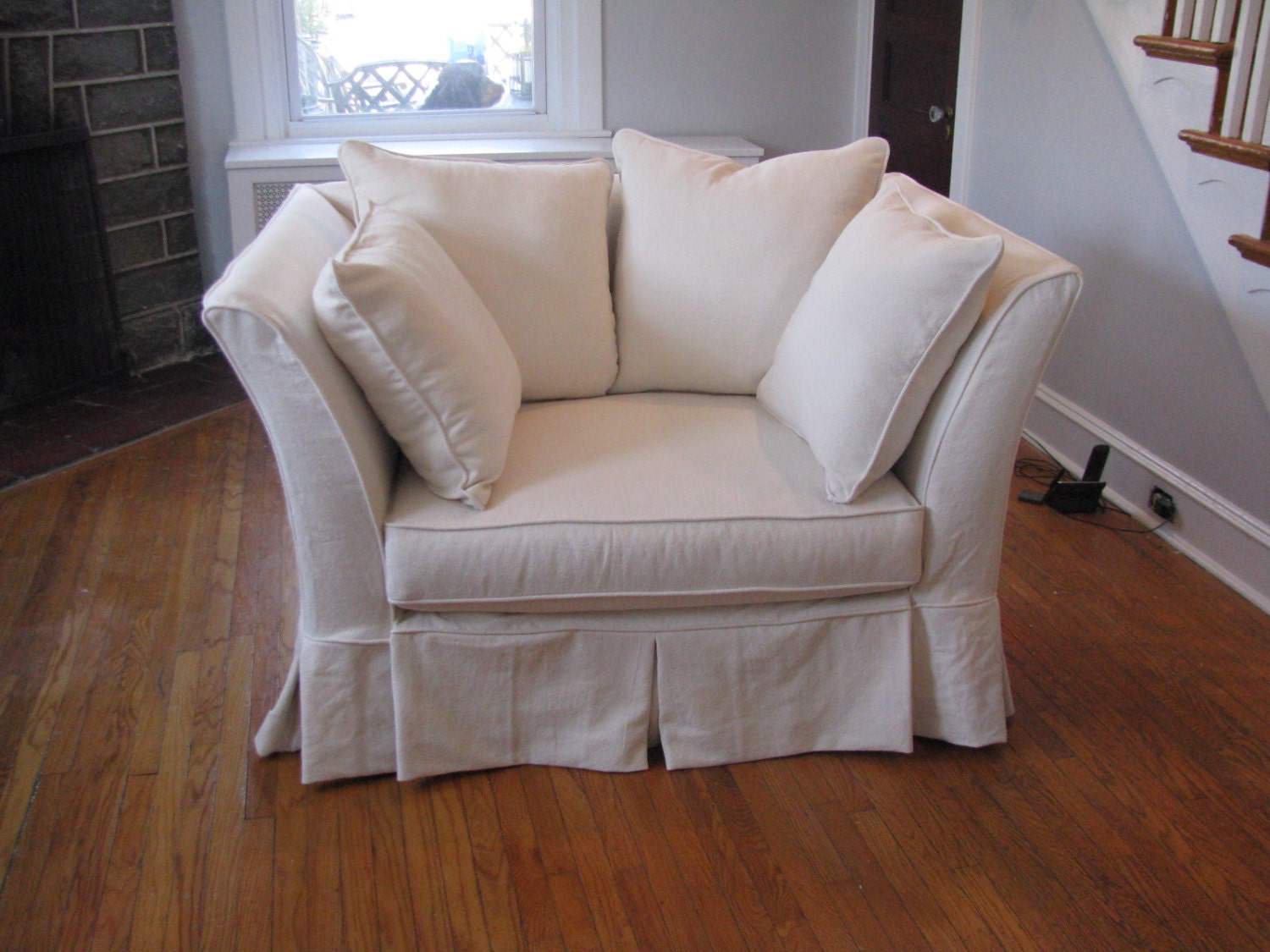 Custom Slipcover for any oversize chair labor plus fabric