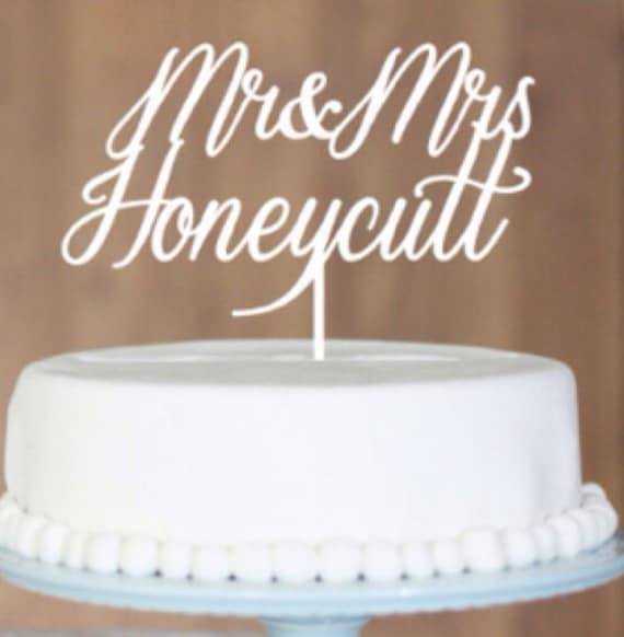 Wedding cake toppers names