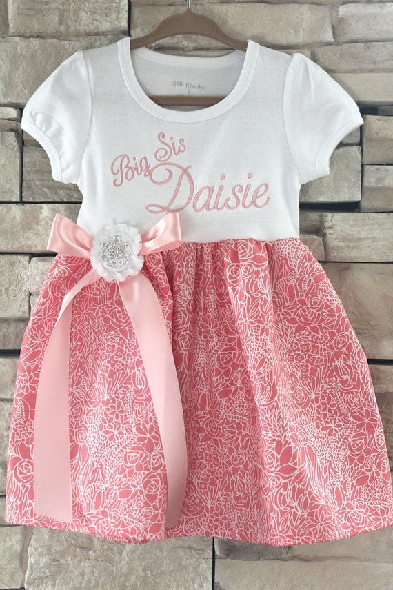 Monogrammed Baby   Girls Dress