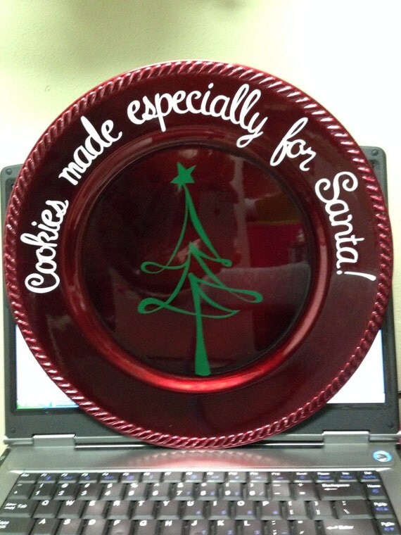 Items similar to Decorative Christmas Plate on Etsy