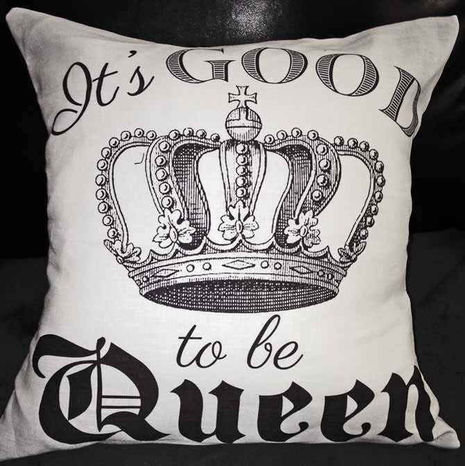 Good To Be Queen Pillow Cover
