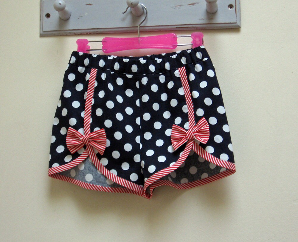 Cute girls shorts sewing pattern GIDGET SHORTS kids shorts