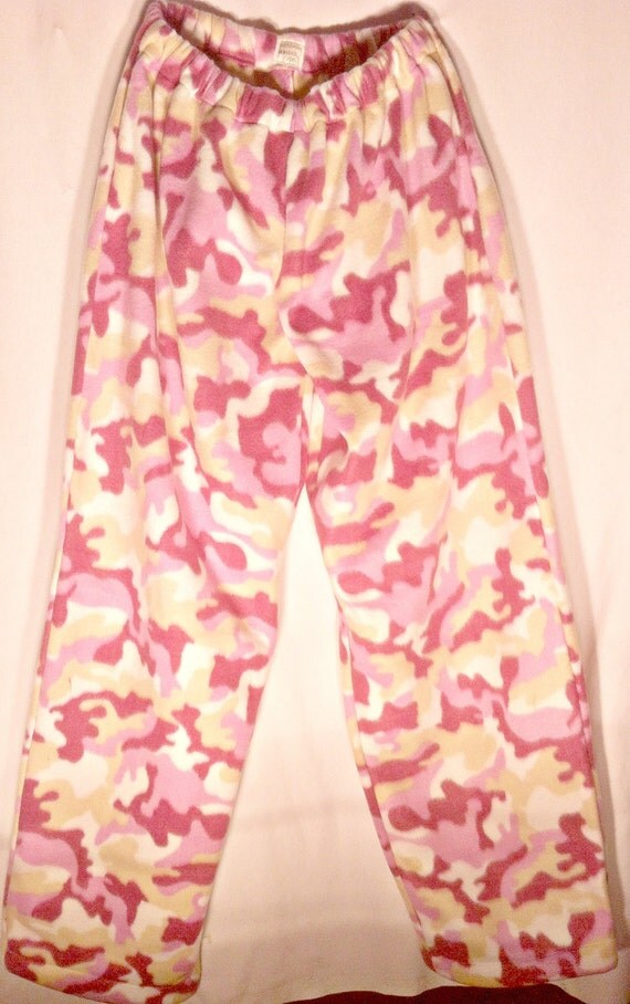 pink camo pajama pants