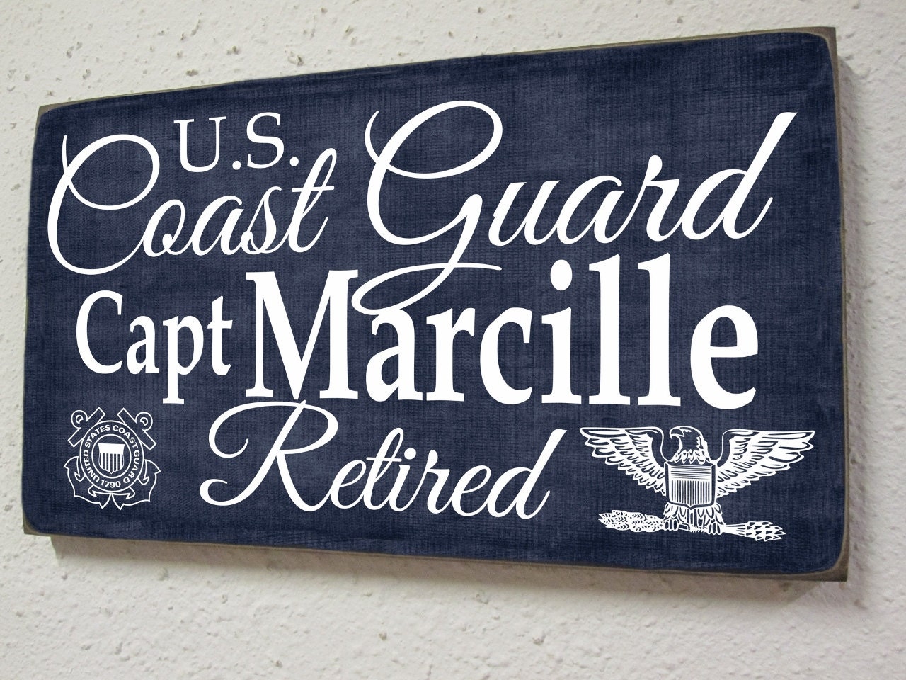 Coast Guard Retirement Sign Military Retirement Armed
