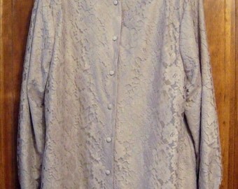 Popular items for vintage lace blouse on Etsy