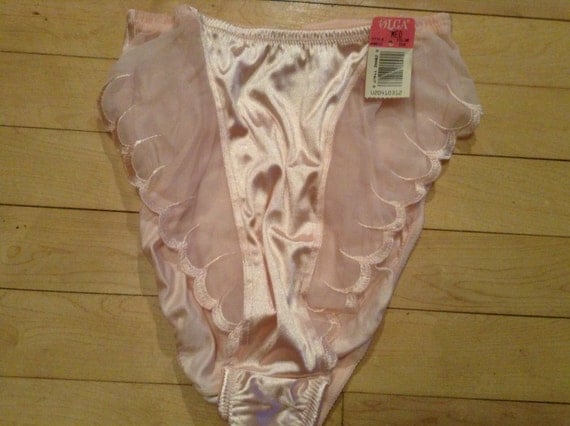 Vintage Olga Lingerie High Cut Panties New With Tag Size M