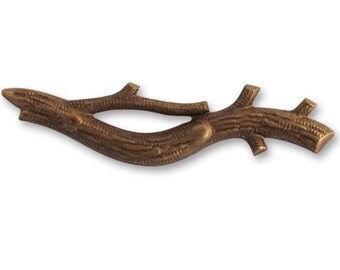 Branch Connector 50 x 12mm - Vintaj Natural Brass