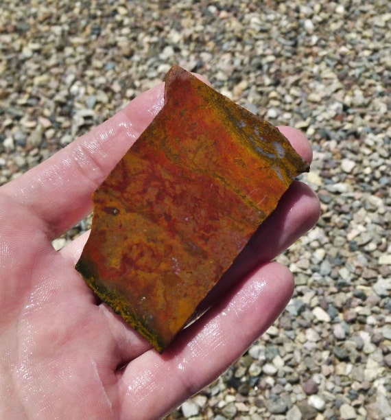 Maury Mountain Moss Agate Slab 60X30X7 by NataliesRockCraft