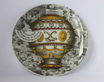 Rosenthal Fornasetti plate motiv 2 Montgolfier hot air balloon