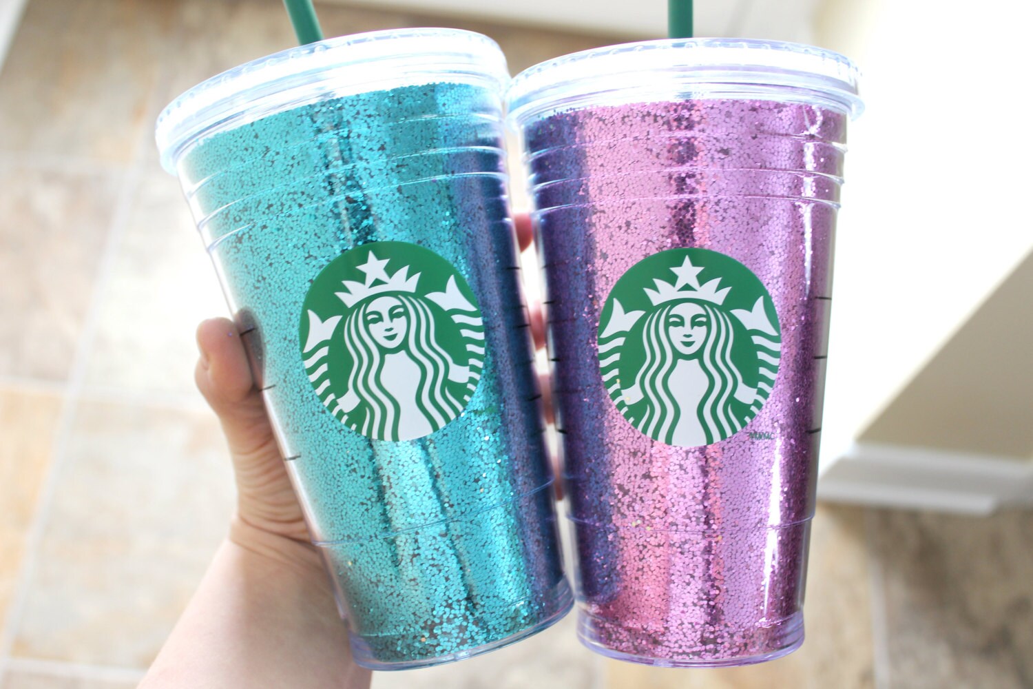 tumblers cold hot Etsy on Glitter Cup by PretttyLittleThings Starbucks
