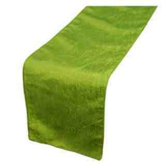 table Taffeta  Green runner Sage etsy green Runner Table