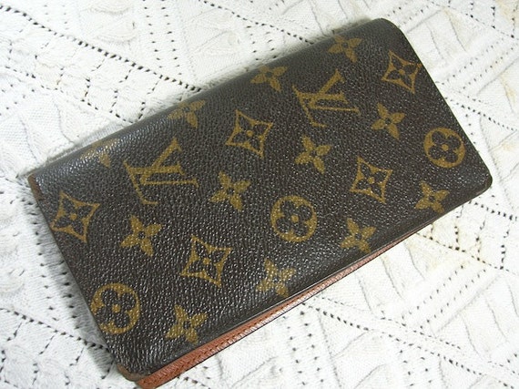 Authentic Louis Vuitton Wallet Card Holder Checkbook Cover
