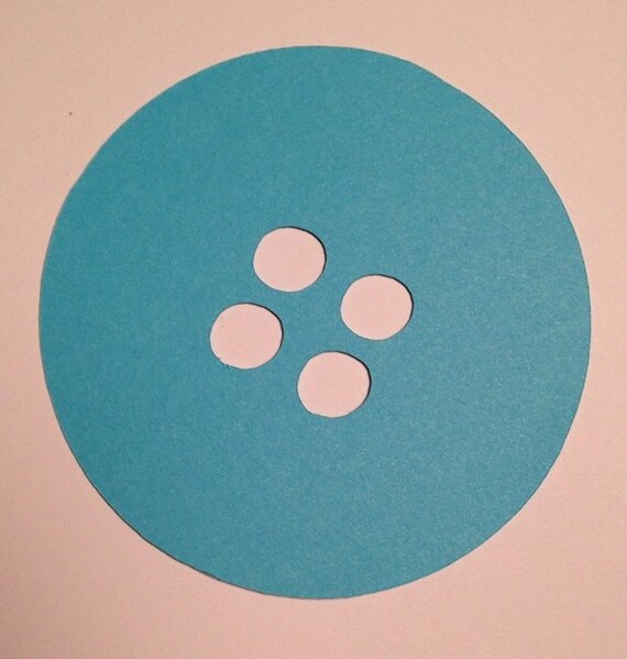 27 Paper Buttons Paper Die Cut Select a Color Birthday