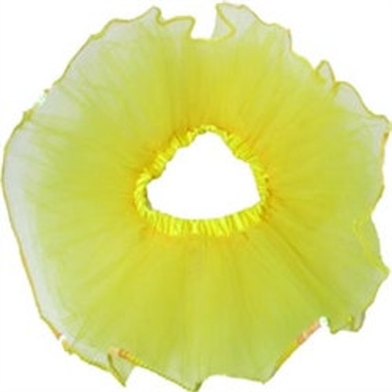 Yellow Tiny Tutu Skirt/ Ballet Tutu Baby Infant Newborn Sequin Edged Il_570xn