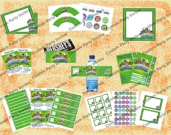 Skylanders Party Pack - INSTANT DOWNLOAD - Party Decoration Printable ...