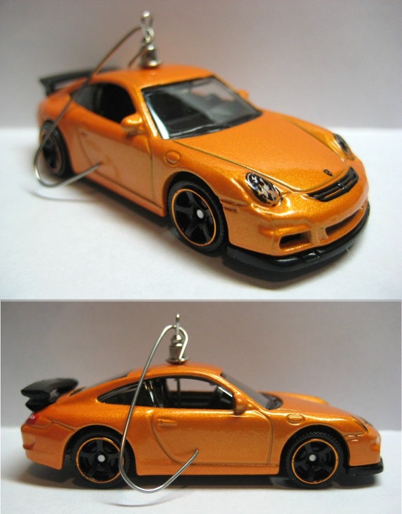 Hot Wheels Porsche 911 GT3 Sports Car Christmas Ornament