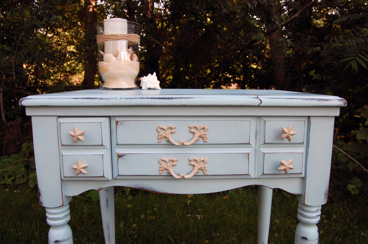 Beach Inspired Table / Duck Egg Blue – Haute Juice