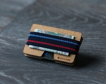 Small women's wallet, credit card wallet, modern design wallet, slim and minimalist wallet, modern design wallet, N wallet