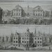 Erik Dahlberg Suecia Antiqua Engraving Baron Sparre's Palace 1717 Antique Print