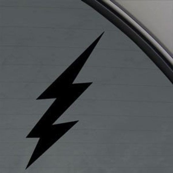 LIGHTNING BOLT 6 Vinyl Decal Window Sticker for Car