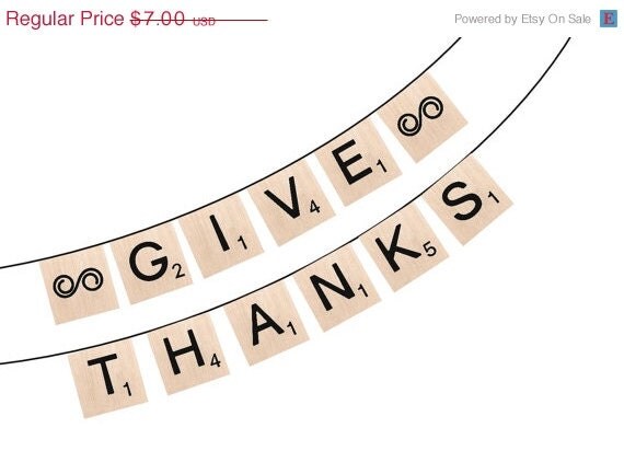 15% off - Scrabble Alphabet Banner - INSTANT DOWNLOAD - bunting - white and wood - + heart, star and swirl Il_570xn