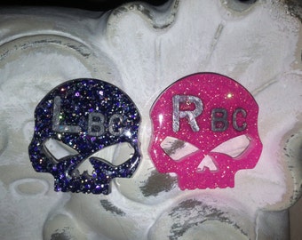 Custom Unique Shimmering Skull Xray Lead Markers Includes Adhesive ...