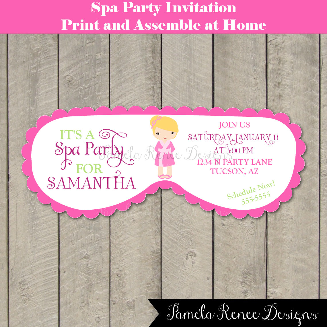 Free Printable Spa Party Invitations Templates Of Eye vrogue.co