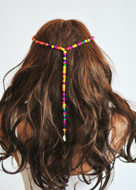 Items Similar To Boho Headband Beaded Hair Bands Headpiece Head Jewelry