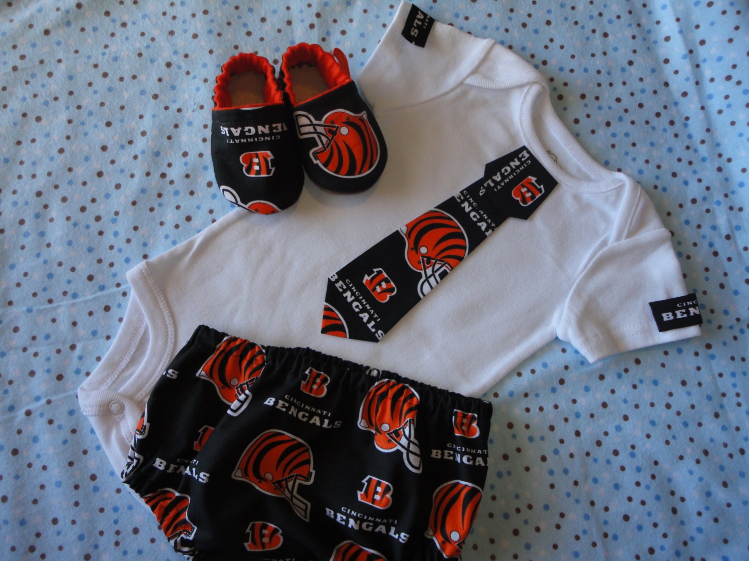 NFL Cincinnati Bengals Tailgating Outfit Matching NFL Booties