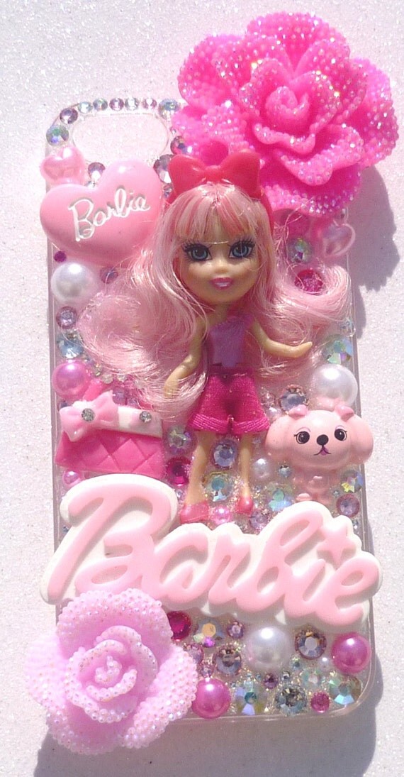 inspired barbie iPhone 5 Caseiphone 4 by BlingBlingBySharynxx
