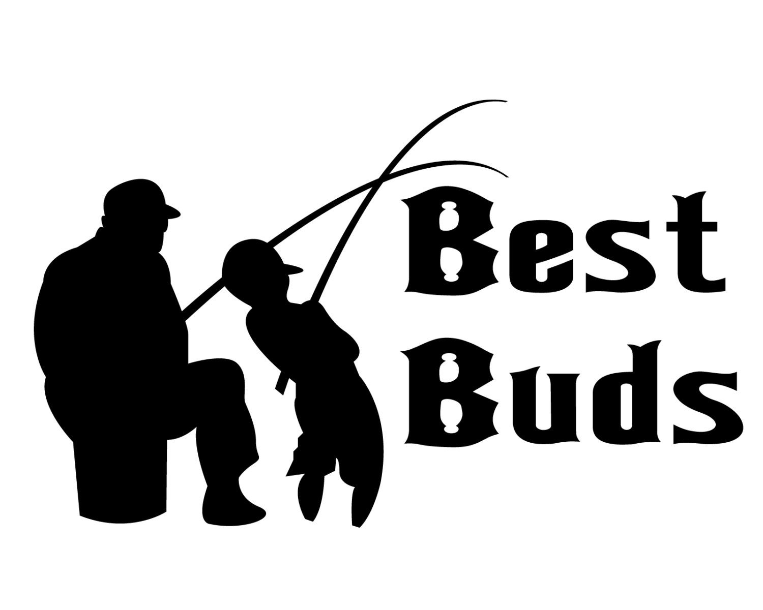 Download Fishing Decal Best Buds Decal Fishing Lover Sticker