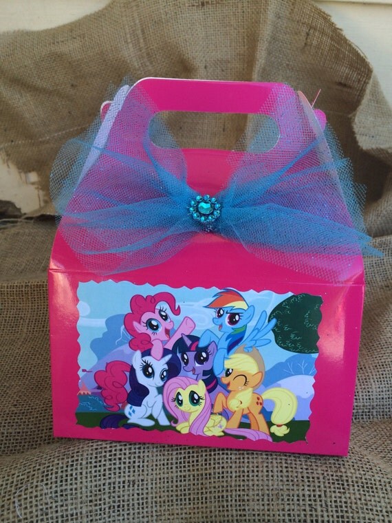 My Little Pony Birthday Party Candy Box Favor Box