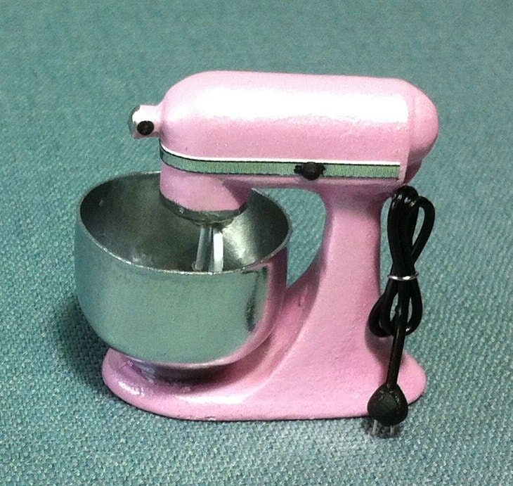 Kitchen Aid Mixer Miniature Pastel Pink Kitchenware Supplies