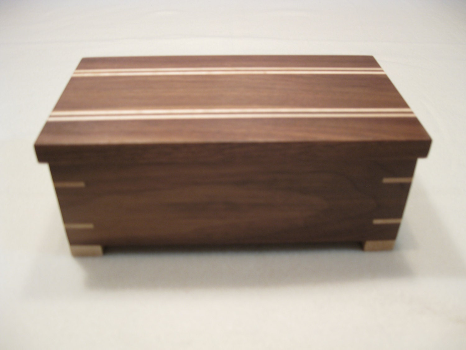 Wooden Keepsake Box Jewelry Box made of Black Walnut 47