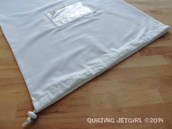 Large Muslin Archival Storage Drawstring Bag Fits Queen Sized